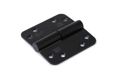 Dulimex Kogelstift paumelle ronde hoeken 89x89 mm SKG3 zwart Links Dulimex Kogelstift paumelle ronde hoeken 89x89 mm SKG3 zwart Links