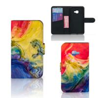 Hoesje Samsung Galaxy Xcover 4 | Xcover 4s Watercolor Dark | Portemonnee hoesje - thumbnail