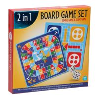 Bordspel 2-in-1 Ganzenbord en Ludo - thumbnail