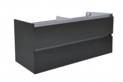 Wiesbaden Vision onderkast dubbel+4 laden 120x46 hoogglans grijs