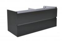 Wiesbaden Vision onderkast dubbel+4 laden 120x46 hoogglans grijs - thumbnail