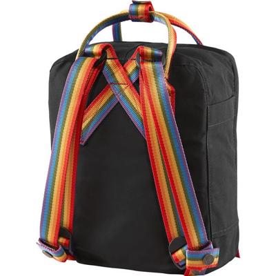 Fjallraven Kånken Rainbow Mini rugzak (Basiskleur: Rainbow Pattern/Black) Fjallraven Kånken Rainbow Mini rugzak (Basiskleur: Rainbow Pattern/Black)