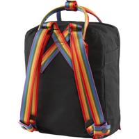 Fjallraven Kånken Rainbow Mini rugzak (Basiskleur: Rainbow Pattern/Black) - thumbnail