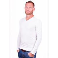 Alan Red t-shirt Model Oslo (Longsleeve) White - thumbnail