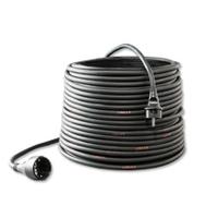 Verlengkabel 2.5 meter 3x2.5mm² rubber stekker contrastekker aangespoten - thumbnail