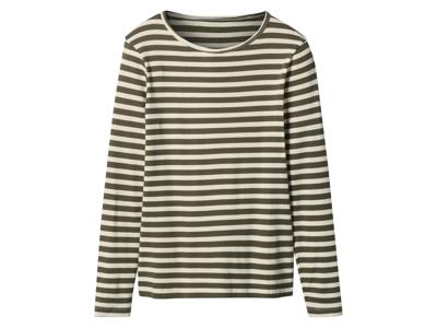 esmara Dames longsleeve (olijf/wit, S (36-38))