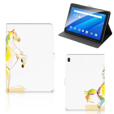 Lenovo Tab E10 Hippe Tablet Hoes Horse Color