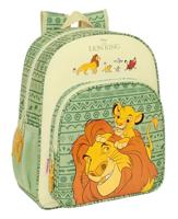 Schoolrugzak Mufasa Groen Beige 32 x 38 x 12 cm - thumbnail