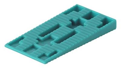 Wolfcraft Afstandswiggen | Van kunststof | 58 x 30mm | 120 stuks - 8648000 Wolfcraft Afstandswiggen | Van kunststof | 58 x 30mm | 120 stuks - 8648000