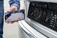 Technaxx Draadloos Omkeren Camera Systeem in Kentekenplaat Houder met IR LED voor Nachtzicht TX-171 - thumbnail