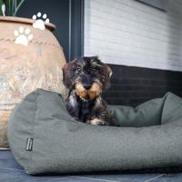 Madison hondenbed voor buiten manchester 80x67x22 cm grijs - thumbnail