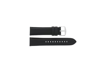 Horlogeband Fossil FS4812IE / FS4812 / Grant Leder Zwart 22mm