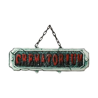 Halloween Decoraties Crematorium 41 x 10 cm