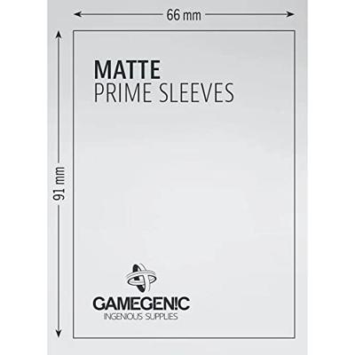 Gamegenic - Sleeves Matte Prime Green (100 Sleeves)