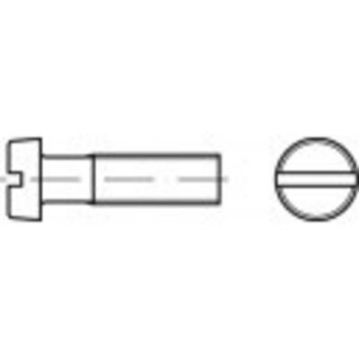 TOOLCRAFT TO-5381202 Cilinderkopschroeven M8 18 mm Sleuf DIN 84 Staal Galvanisch verzinkt 100 stuk(s)
