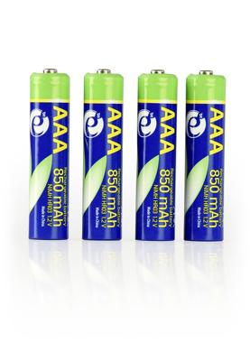 Oplaadbare AAA batterijen 4 stuks 850mAh