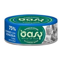 OASY More Love Tuna with sole - nat kattenvoer - 70g - thumbnail