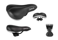 Velo Zadel kinder 12-16 zwart - thumbnail