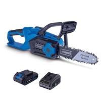 Scheppach accukettingzaag - C-CS254-X SET S - 25,4 cm zaaglengte - 20V IXES 2Ah accu + lader - thumbnail
