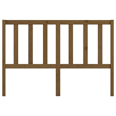 Hoofdbord 166x4x100 cm massief grenenhout honingbruin - thumbnail