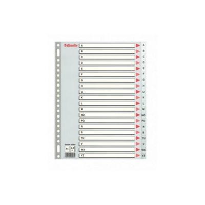 Tabbladen A4 23R esselte kunststof A-Z