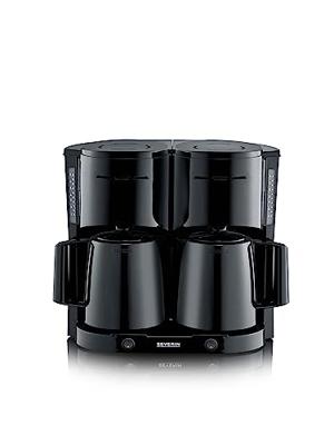 Severin KA 9315 Koffiezetapparaat Zwart Capaciteit koppen: 16 Met thermoskan
