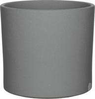 Era pot rond donkergrijs relief H7 x D7 cm Mica Decorations - Mica decorations - thumbnail