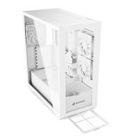 Sharkoon rebel c60 rgb midi tower behuizing (wit | 2x usb-a | 1x usb-c | rgb | tempered glass) - thumbnail