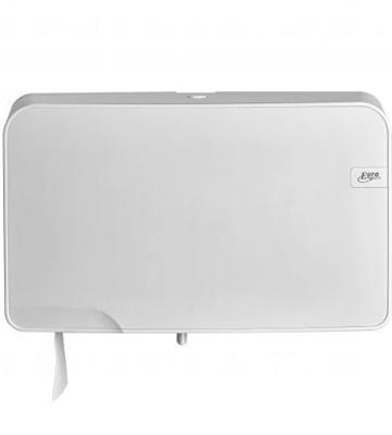 Toiletpapierdispenser Quartzline Q5 jumbo klein duo wit 441007
