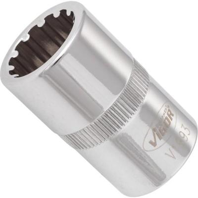 Vigor V1993 Dop (zeskant) Dopsleutelinzetstuk 15 mm 1/2 (12.5 mm)