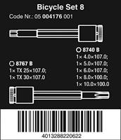 Wera Bicycle Set 8 05004176001 Dopsleutel-bitinzetset 3/8 7-delig - thumbnail