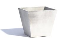 Ecopots Rotterdam kunststof bloempot Wit/Grijs - Ø 37,5 cm - thumbnail