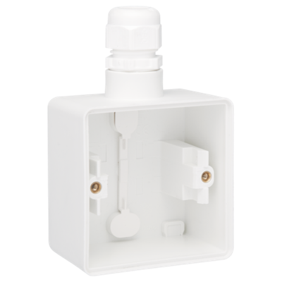 Niko Hydro onderbak enkelvoudig met één wartel wit