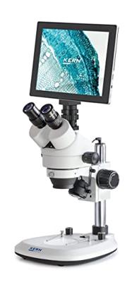 Kern OZL 464T241 OZL 464T241 Stereomicroscoop Trinoculair 45 x Opvallend licht, Doorvallend licht