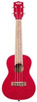 Kala KA-SPRK-RED Sparkle Series Ritsy Red concert ukelele met gigbag - thumbnail