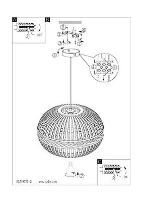 Eglo HanglampAmsfield 38cm - 49771