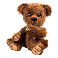 Clemens knuffelbeer Teddy Trevor junior 35 cm pluche bruin - thumbnail