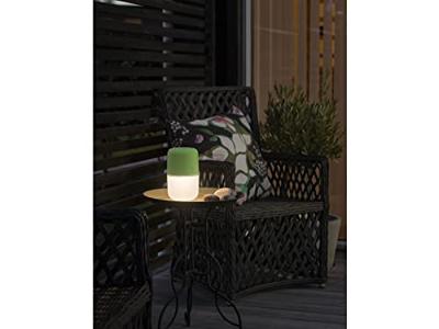 Konstsmide 7805-602 Assisi Tafellamp op zonne-energie 1 W Warmwit Groen