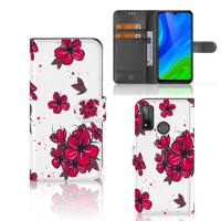Huawei P Smart 2020 Hoesje Blossom Red - thumbnail