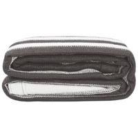 VidaXL Tenttapijt 250x350 cm antracietkleurig en wit - thumbnail