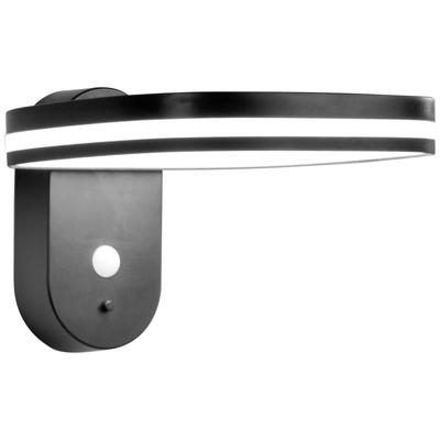 ECO-Light CHICAGO 2220210 Wandlamp op zonne-energie met bewegingsmelder LED LED vast ingebouwd 6 W Zwart ECO-Light CHICAGO 2220210 Wandlamp op zonne-energie met bewegingsmelder LED LED vast ingebouwd 6 W Zwart