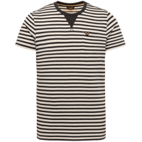 PME Legend gestreept T-shirt antraciet/ecru - thumbnail