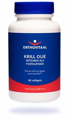 OrthoVitaal Krill olie 500mg 90 Softgels OrthoVitaal Krill olie 500mg 90 Softgels