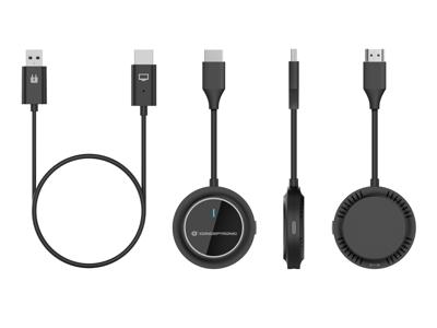 Conceptronic ATHERIC02B draadloze beeldschermadapter HDMI/USB Volledige HD Dongle