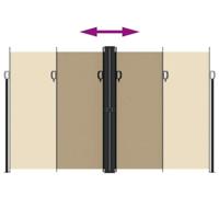 VidaXL Windscherm uittrekbaar 200x1200 cm beige - thumbnail