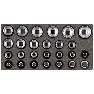 Gedore Dopsleutelset 1/2” | 2/6 CT-module | 26-dlg - 3301708 Gedore Dopsleutelset 1/2” | 2/6 CT-module | 26-dlg - 3301708