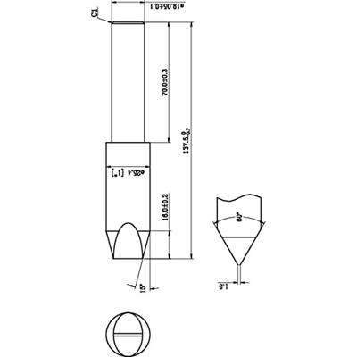 TOOLCRAFT Soldeerpunt Beitelvorm Grootte soldeerpunt 25.5 mm Inhoud: 1 stuk(s)