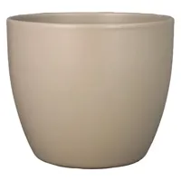 Floran pot boule d8.5xh6.5cm taupe mat - thumbnail
