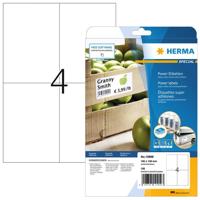 Etiket HERMA Power 10909 105x148mm wit 100stuks - thumbnail