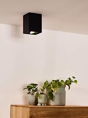 Lucide TUBE - Plafondspot - 1xGU10 - Zwart